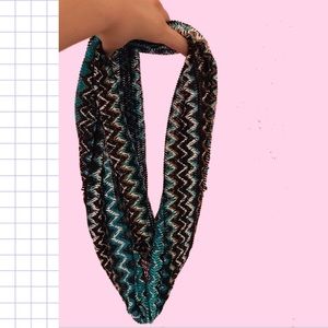 Patterned Infinity Scarf
